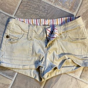 Cream color Jean shorts